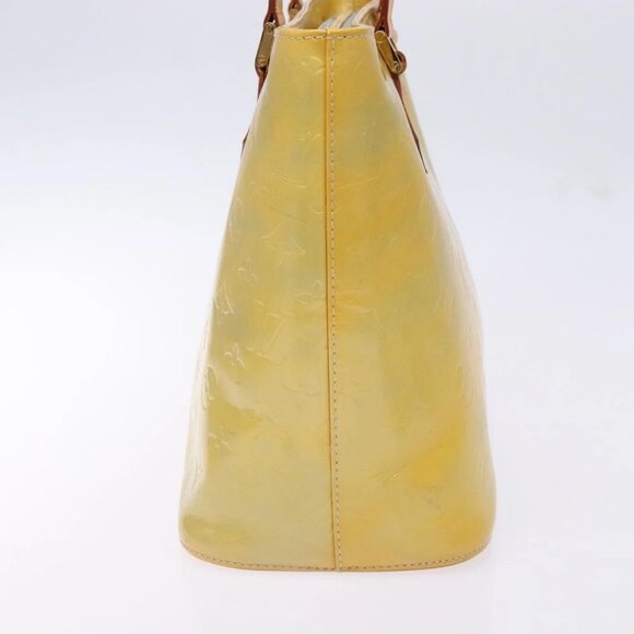 LOUIS VUITTON Monogram Vernis Houston Hand Bag Gris M91053 LV Auth ti3378 - Picture 5 of 15